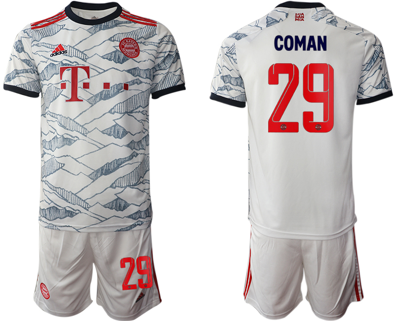 Men 2021-2022 Club Bayern Munich away white #29 Soccer Jersey